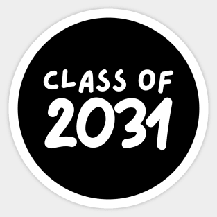 class of 2031 Sticker